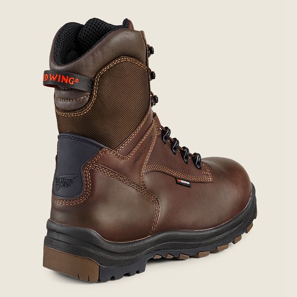 Botas de Seguridad Red Wing Hombre Negros/Marrom - King Toe® - 8-Inch Insulated Waterproof Csa Toe -